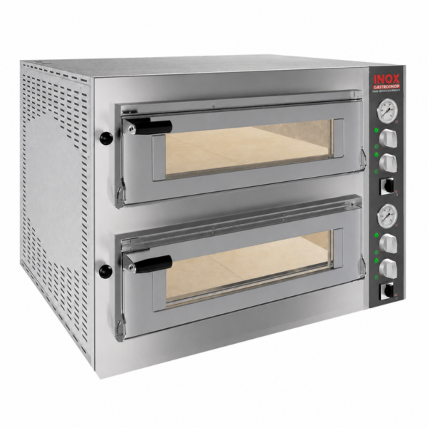 Forno elettrico pizza ESSENTIAL ART 12 – doppia camera – 6+6 pizze Ø35 cm – 15 kW – 400 V