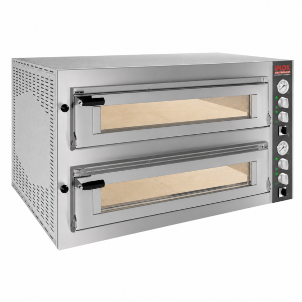 Forno elettrico pizza ESSENTIAL ART 18 – doppia camera – 9+9 pizze Ø35 cm – 26,2 kW – 400 V
