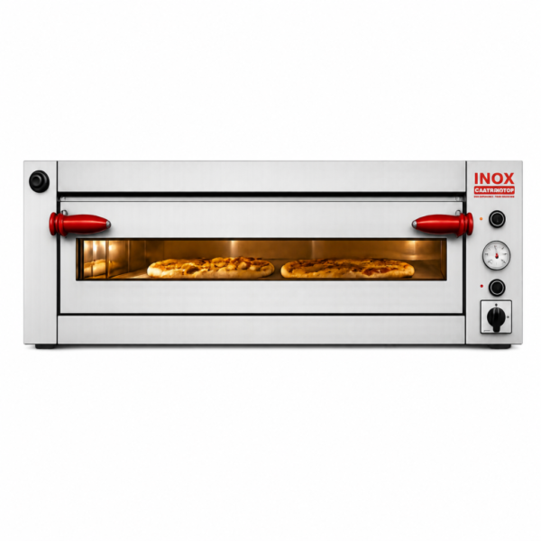 Forno elettrico pizza INOXPRO-M4 – camera singola – 4 pizze Ø34 cm – 5,6 kW – 400 V