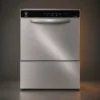 Lavastoviglie professionale LG ADVANCE, macchina intera con logo Luca Gastrotecnik e bandiera italiana