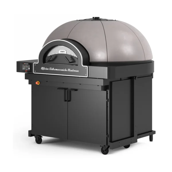 Forno professionale OEM ROTO DOME Touch Ø104 con supporto chiuso e porta – 7 pizze Ø30; 5 pizze Ø35; 3 pizze Ø45 – 20,5 kW