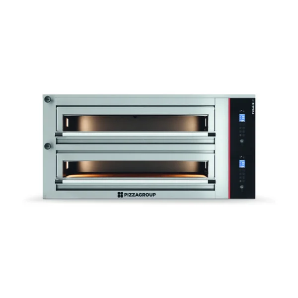 Forno pizza professionale PizzaGroup Pyralis UP D12L – 6+6 pizze Ø30/34 – digitale – 18,00 kW