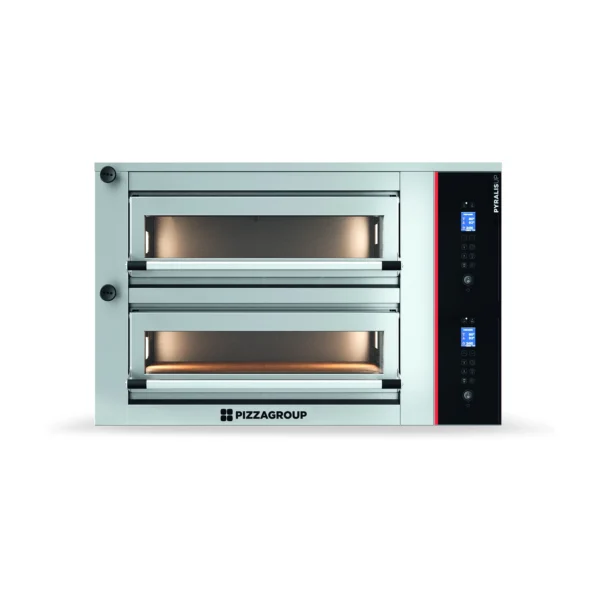 Forno pizza professionale PizzaGroup Pyralis UP D12 – 6+6 pizze Ø30/34 – digitale – 17,76 kW