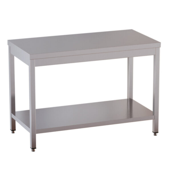 Tavolo da lavoro inox / ripiano inferiore, 600 x 600 mm