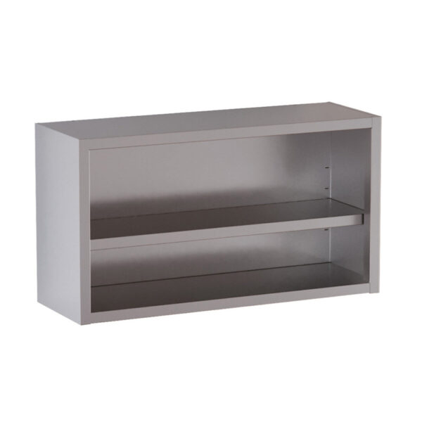 Pensile professionale inox / aperto, 800 x 400 mm