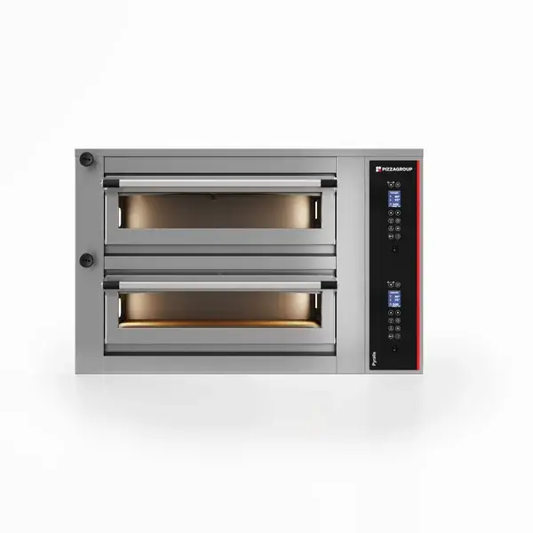 Forno pizza professionale PizzaGroup Pyralis D12 – 6+6 pizze Ø30/34 – digitale – 17,76 kW