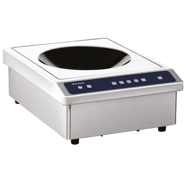 Virtus – Piano cottura wok ad induzione da banco, 1 piastra da 7,0 kW (AVZ0032)