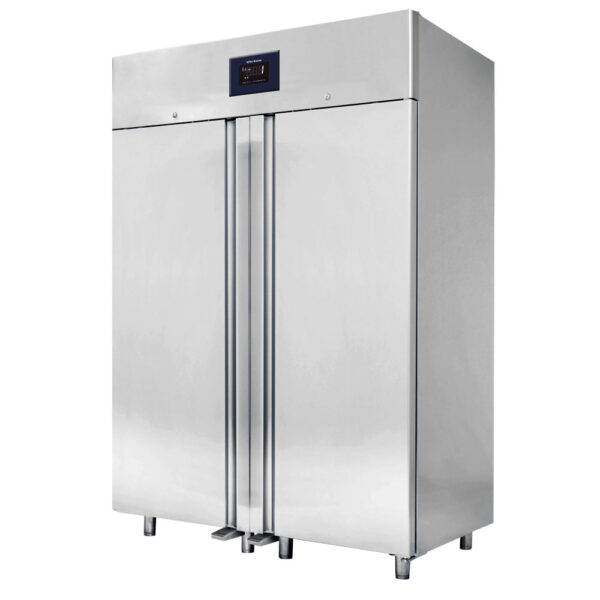 Virtus – Frigorifero da 1400 litri in inox GN 2/1, -2°/+8°C, isolamento 85 mm - WiFi (BMA0024/FN)