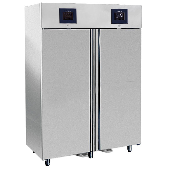 Virtus – Frigorifero da 700+700 litri in inox a 2 temperature GN 2/1, -2°/+8°C|-10°/-22°C - WiFi (BMC0015/FN)