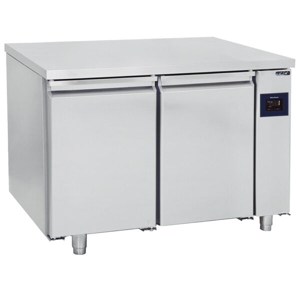 Virtus – Tavolo refrigerato remoto a 2 porte GN 1/1 con alzatina, -2°/+8°C - WiFi (BNA0053/FN)