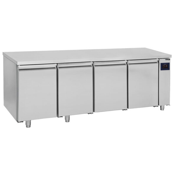 Virtus – Tavolo refrigerato remoto a 4 porte GN 1/1, -2°/+8°C - WiFi (BNA0056/FN)