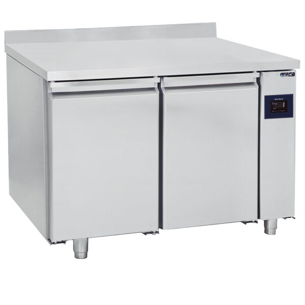 Virtus – Tavolo freezer remoto a 2 porte GN 1/1 con alzatina, -10°/-20°C - WiFi (BNB0011/FN)
