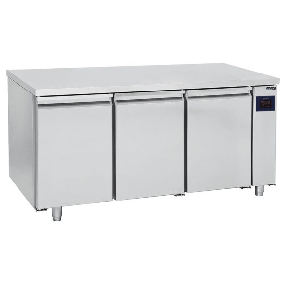 Virtus – Tavolo freezer remoto a 3 porte GN 1/1, -10°/-20°C - WiFi (BNB0012/FN)