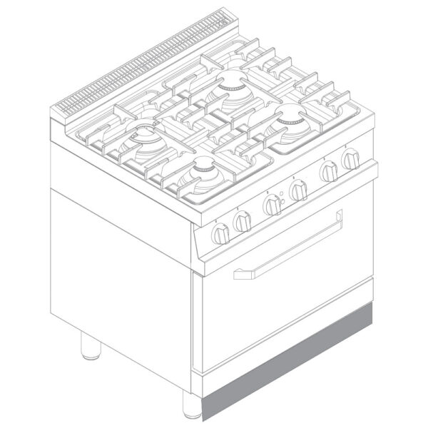 Virtus – Zoccolo per modulo da 1200 mm (V120ZF)