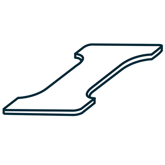 Virtus – Inserto per piastre elettriche quadre (V7040IMP)