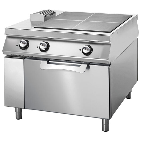 Virtus – Tuttapiastra elettrica su forno elettrico statico, comandi 2 lati (VS110100TPFE)