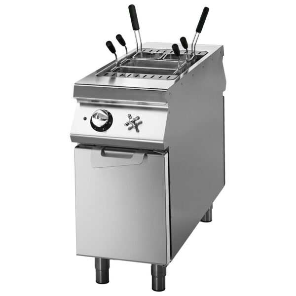 Virtus – Cuocipasta elettrico su vano con porte da 1 vasca GN 1/1 - 40 litri (VS11040CPES)