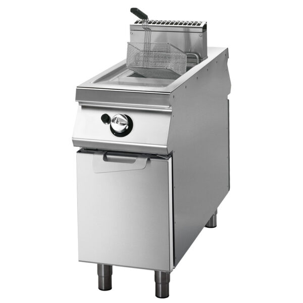 Virtus – Friggitrice a gas 1x 22 litri su vano con porte (VS11040FRGS22)