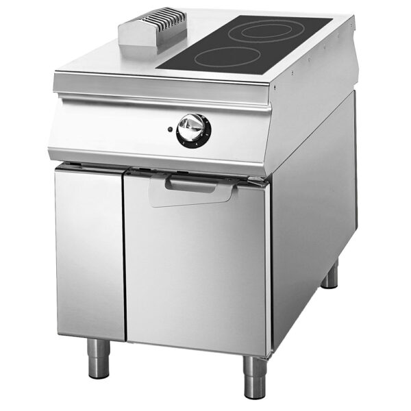 Virtus – Cucina induzione da 2 piastre su vano con porte, comandi 2 lati (VS11060IND)