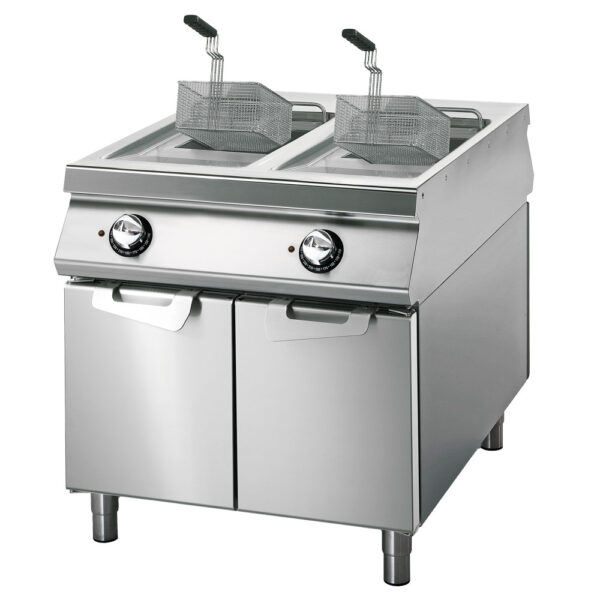 Virtus – Friggitrice elettrica 13+13 litri su vano con porte (VS11080FRE13)
