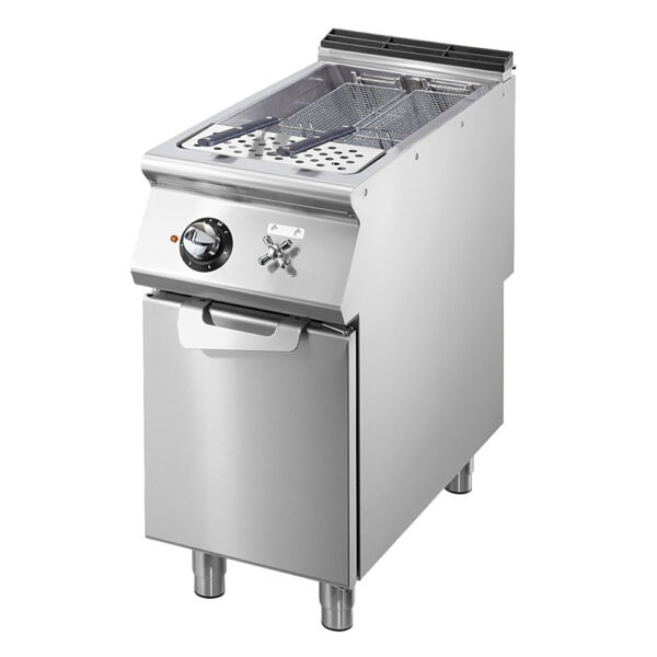 Virtus – Cuocipasta elettrico, 1 vasca GN 2/3, capacità 1x 26 litri, resistenze fisse (VS7040CPES)
