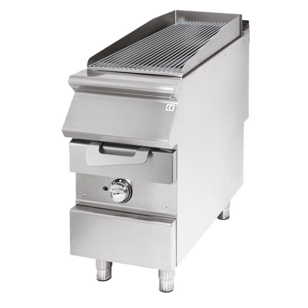 Virtus – Griglia gas, zona di cottura in inox, carne/pesce (VS7040GRACQG)