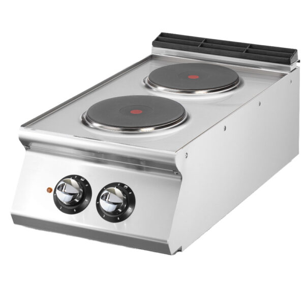 Virtus – Cucina elettrica, versione top, 2 piastre in ghisa (VS7040PCET)