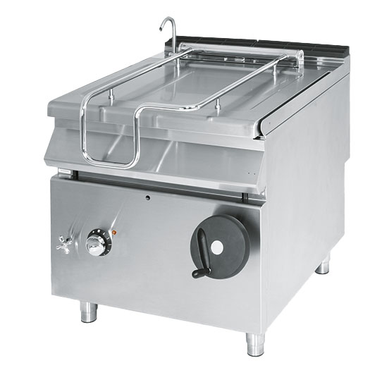 Virtus – Brasiera ribaltabile elettrica, capacità 60 litri, vasca inox (VS7080BREI)
