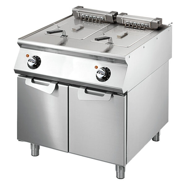Virtus – Friggitrice elettrica, capacità 2x 10 litri (VS7080FRE10)
