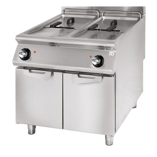 Virtus – Friggitrice elettrica, capacità 2x 17 litri (VS7080FRE17X)