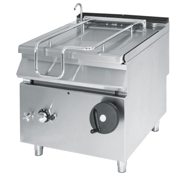 Virtus – Brasiera ribaltabile gas, capacità 120 litri, vasca inox (VS90120BRGI)