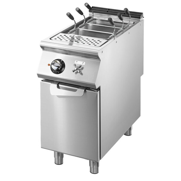 Virtus – Cuocipasta elettrico, 1 vasca GN 1/1, capacità 1x 40 litri, resistenze fisse (VS9040CPES)