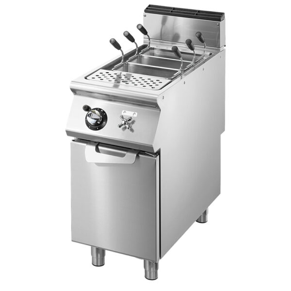 Virtus – Cuocipasta gas, 1 vasca GN 1/1, capacità 1x 40 litri (VS9040CPGS)