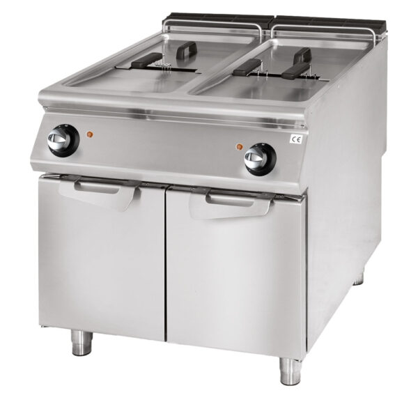 Virtus – Friggitrice elettrica, capacità 2x 21 litri (VS9080FRE21)