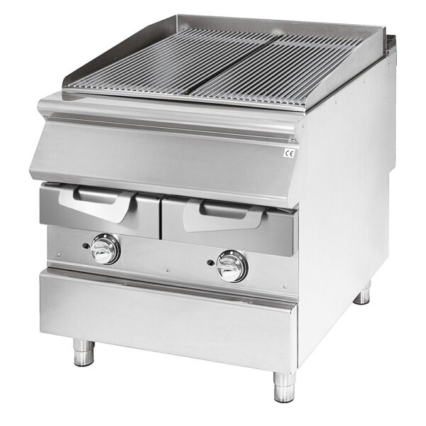 Virtus – Griglia gas, zona di cottura in inox, carne/pesce (VS9080GRACQG)