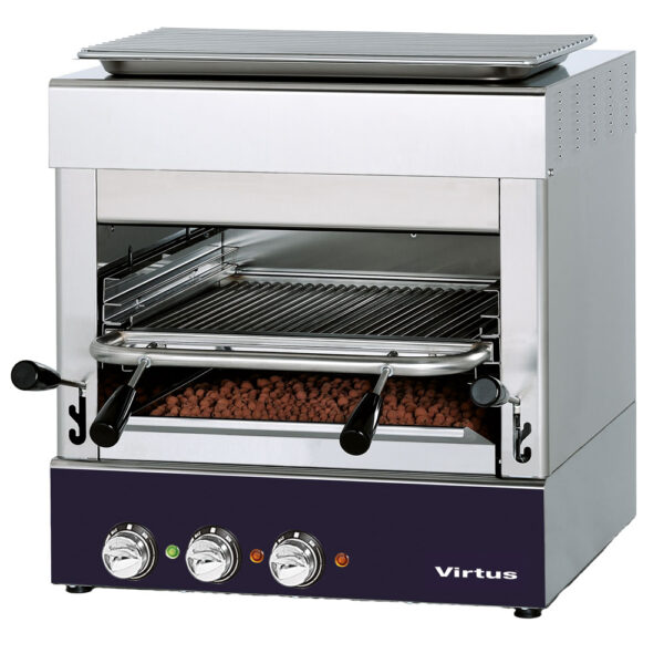 Virtus – Griglia elettrica 800°C con griglia da 400x470 mm (VSBEEFCOMP)