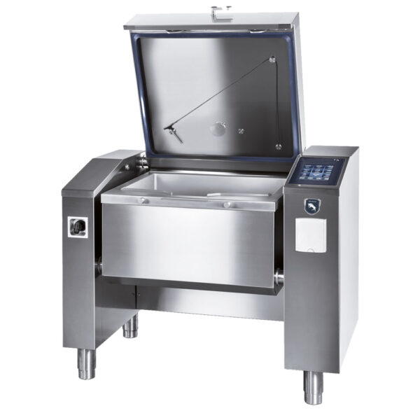 Virtus – Brasiera multiuso elettrica da 100 litri (2x GN 1/1), sollevamento automatico - Versione a pressione (VSMD101P)