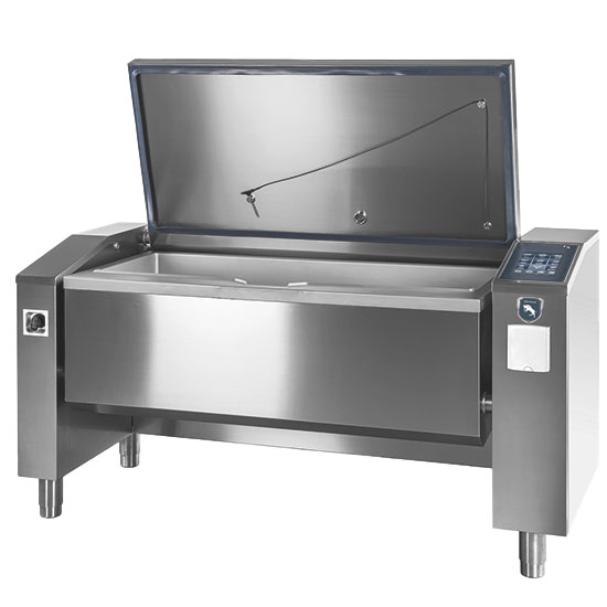 Virtus – Brasiera multiuso elettrica da 250 litri (4x GN 1/1), sollevamento automatico (VSMD251)