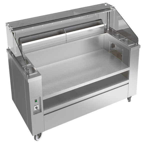 Virtus – Stazione Show cooking mobile 1515 mm con aspirazione integrata (VSSC150)