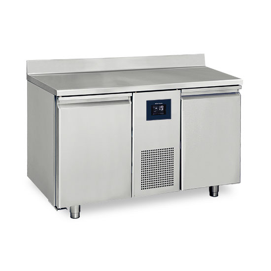 Virtus – Tavolo freezer a 2 porte GN 1/1 con alzatina, -10°/-20°C - WiFi (VTGB2A/FNWF)