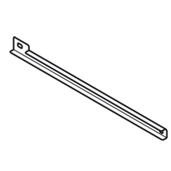 Virtus – Coppia guide GN 2/1 (630/ 580 mm) in inox per frigoriferi 1400 litri, 580 mm (Z/FP11070025A)