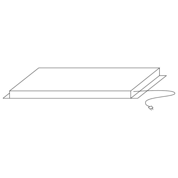 Virtus – Elemento riscaldante per basi chiuse l=800 mm (Z/MER80)